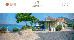 Desktop Screenshot of cavos-cottages.com